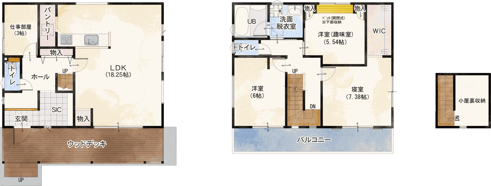 Stype 31.5坪3SLDK 間取り図
